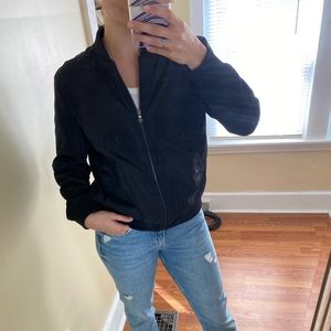 Black Bomber Jacket